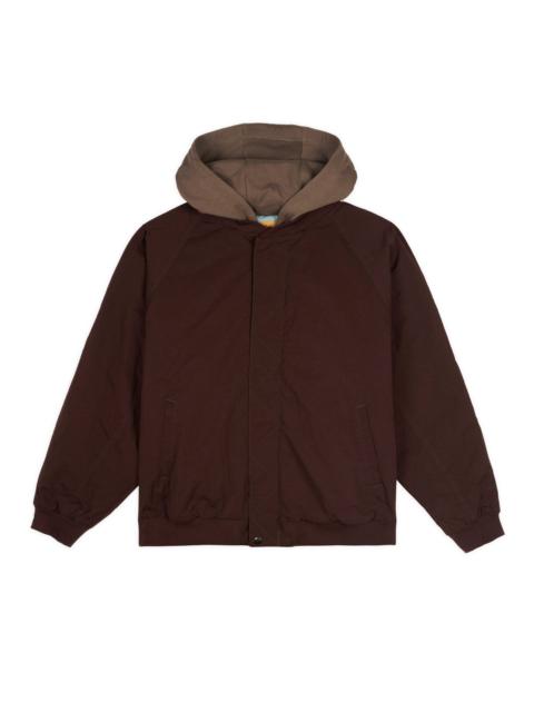 BRAIN DEAD Hooded Flight Jacket - Chocolate