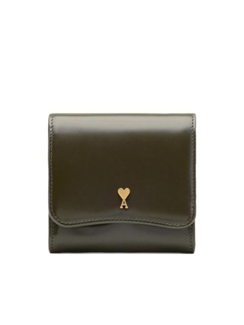 AMI Paris Paris Paris stud leather wallet