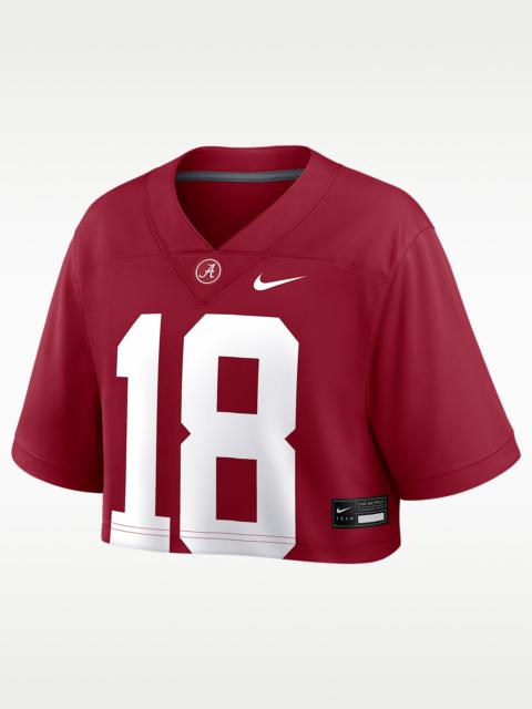 Nike Alabama Women's Nike Dri-FIT College Cropped Game Jersey