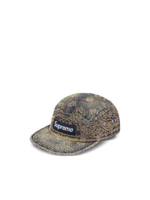 Supreme bandana-jacquard denim cap