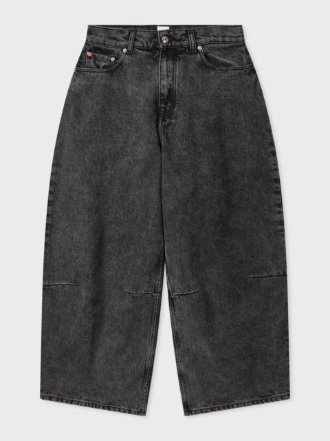 Paul Smith Women's Black Denim Barrel-Leg Jeans