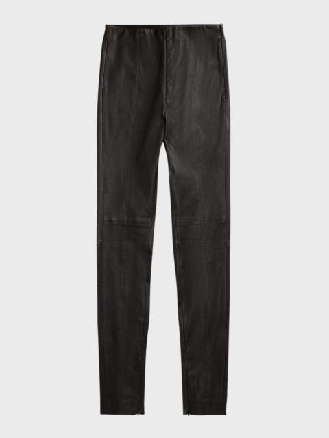 Polo Ralph Lauren The Lambskin Side-Zip Pants
