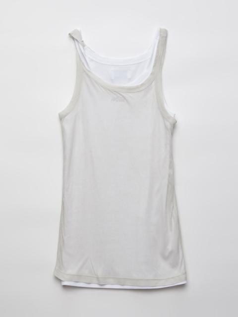 MAGLIANO Twisted Tank Top Ghost White