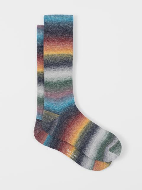 Ombre 'Signature Stripe' Socks