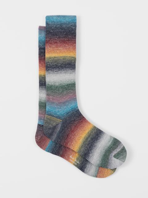 Paul Smith Ombre 'Signature Stripe' Socks