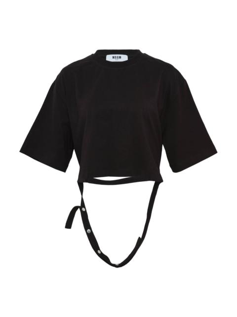 MSGM Cropped Tee