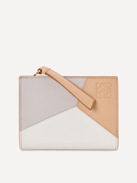 Loewe Puzzle Compact Ghost Leather Wallet