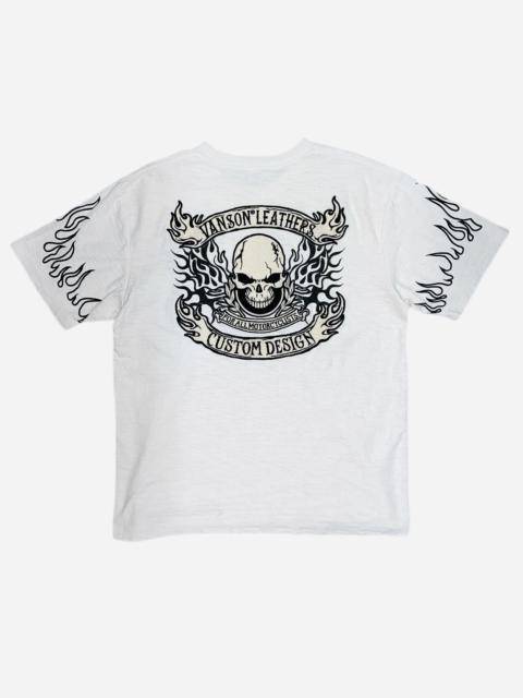 tee トップス design Vanson back skull