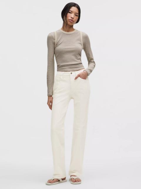 lululemon EasyFive Mid-Rise Relaxed-Straight Pant *Tall