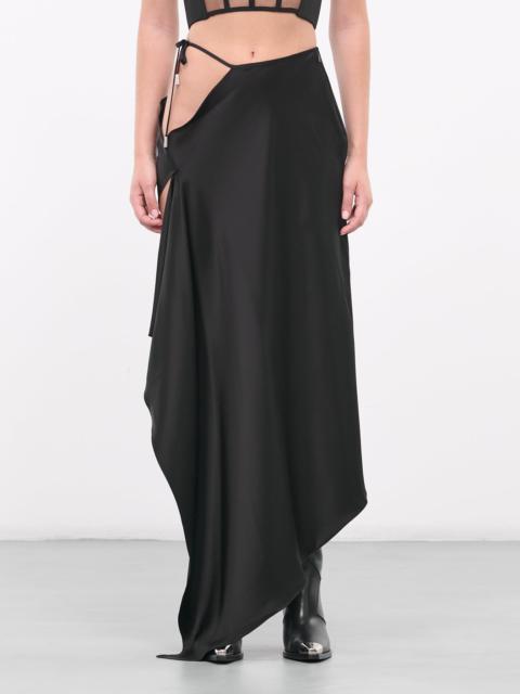 David Koma Cut-Out Satin Skirt