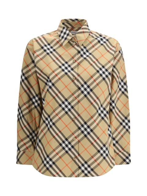 Slim Fit Cotton Check Shirt