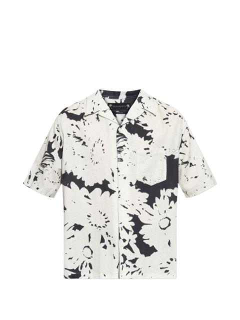 ALLSAINTS floral pocket shirt
