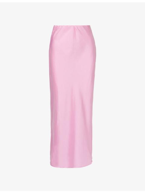 Never Fully Dressed Daphne High-Waisted Woven Maxi Skirt
