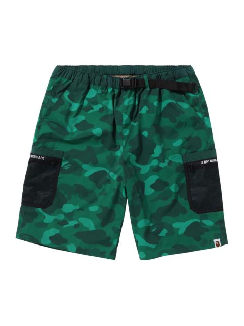 BAPE Color Camo Mesh Pocket Shorts 'Green'