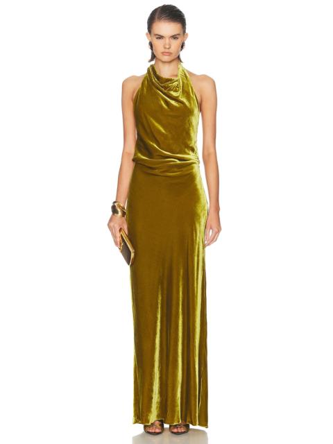 SIMKHAI Reannon Draped Gown