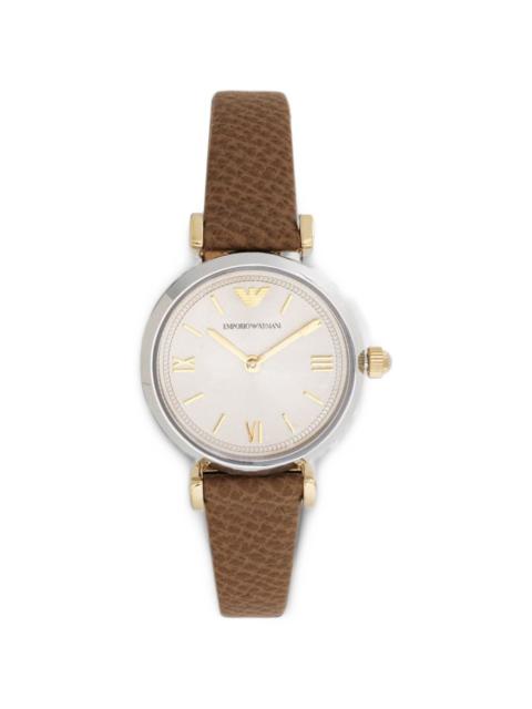 EMPORIO ARMANI logo-detail 28mm watch