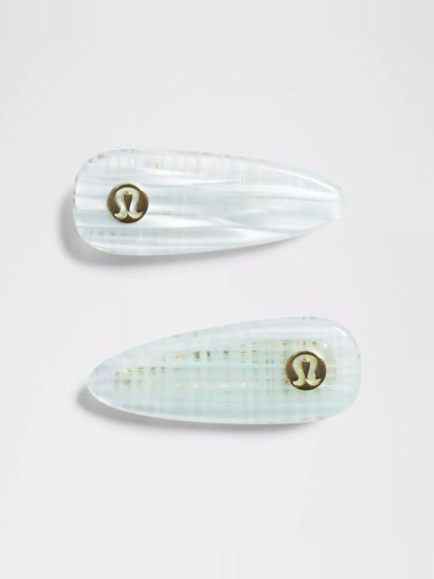 lululemon Alligator Hair Clips *2 Pack