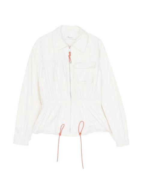 3.1 Phillip Lim Ripstop Ruched Jacket