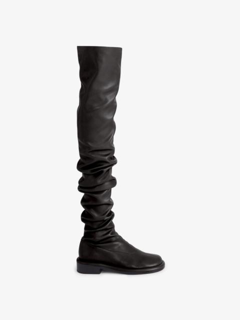 Proenza Schouler Pipe Ruched Over The Knee Boots