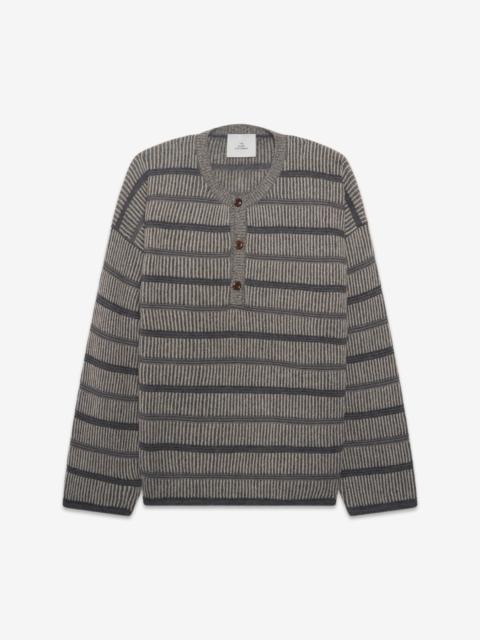 The Elder Statesman NIMBUS TEXTURED HENLEY