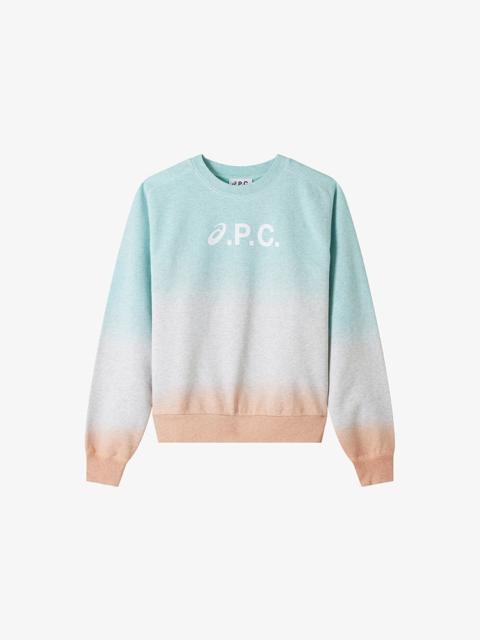 A.P.C. STONE DIP DYE SWEATSHIRT