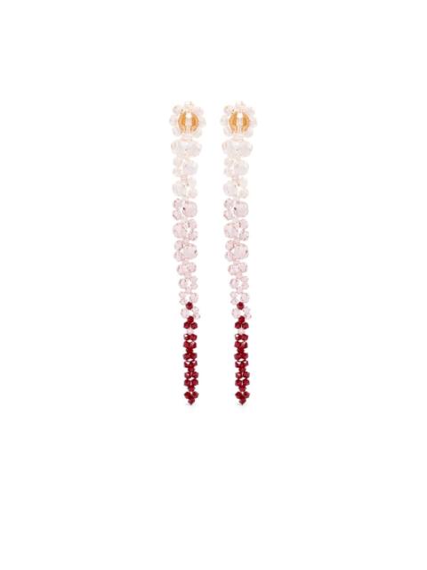 Simone Rocha ombré-effect dangle earrings
