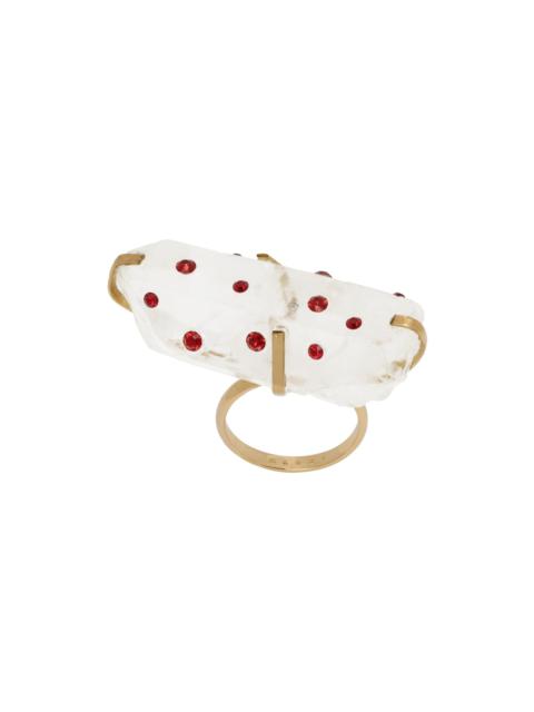 Marni Gold Dice Ring