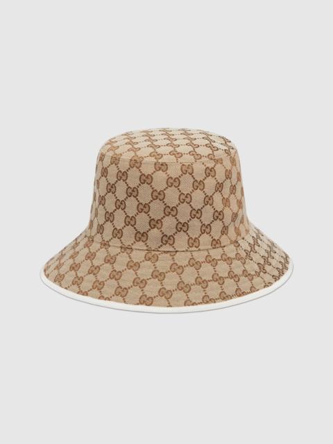 GG canvas and stirrup print reversible hat