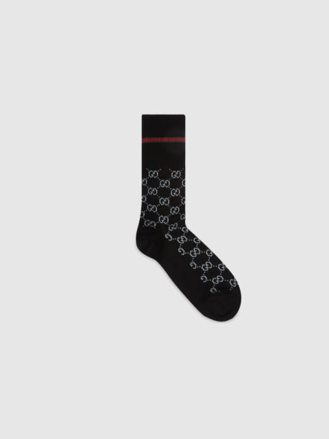 GG cotton-blend socks