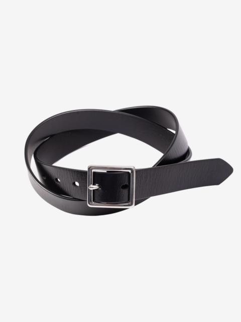 Iron Heart OGL-BELT-SCOUT-BLK OGL Single Prong 1.1" Scout Leather Belt - Black