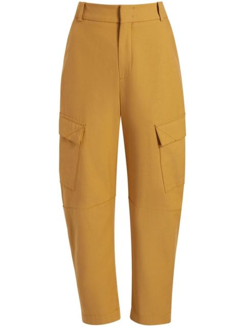Another Tomorrow Curved cargo trousers