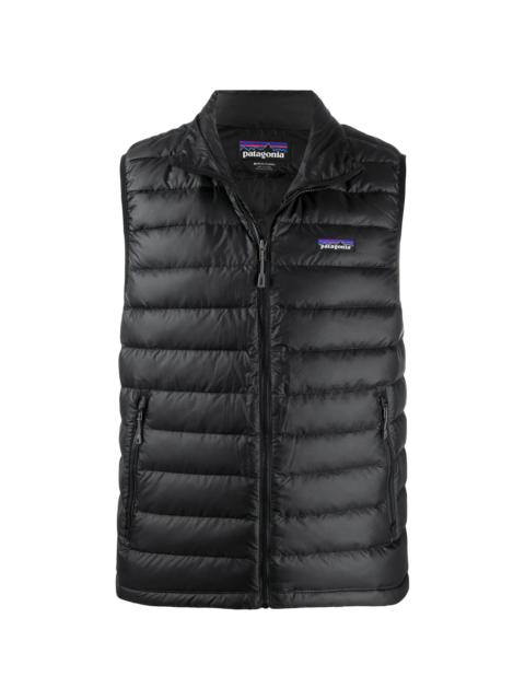 zip-up padded gilet