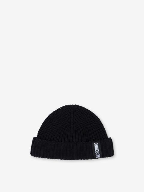 Moschino COTTON KNIT HAT
