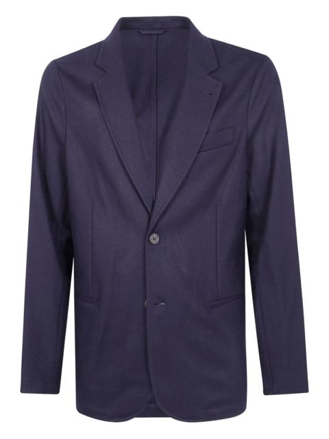 EMPORIO ARMANI two-button wool blazer