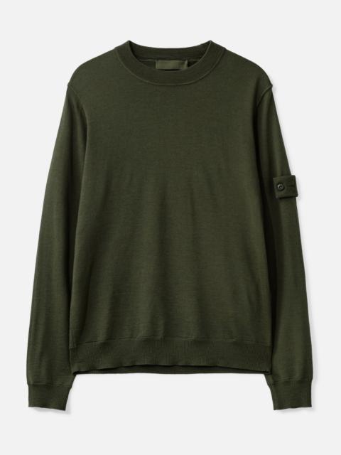Stone Island LIGHT PURE RWS WOOL S.I. GHOST SWEATER