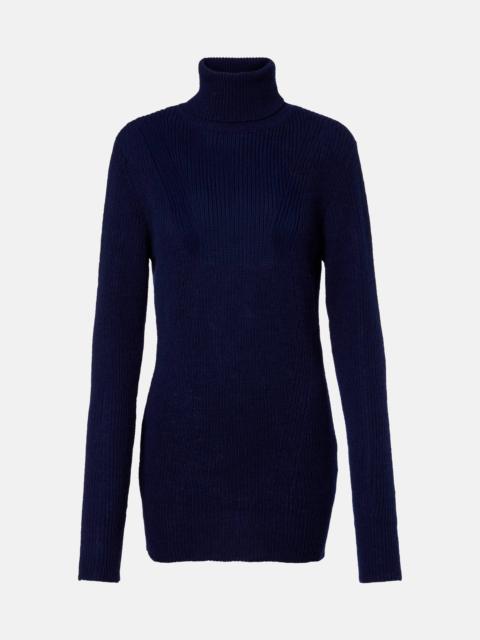 Dries Van Noten Ribbed-knit wool turtleneck sweater