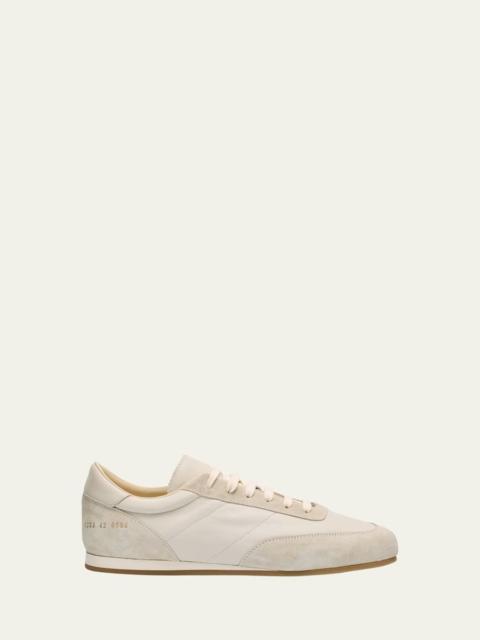 Common Projects Men's Leather and Suede Runner Sneakers
