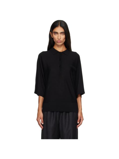 LISA YANG Black Norie Polo