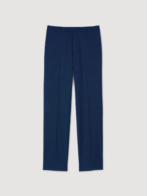 Sandro WOOL SUIT TROUSERS