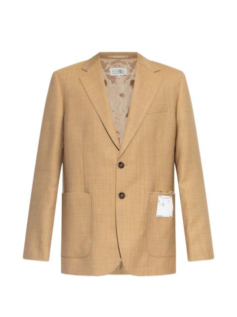 MM6 Maison Margiela patch-pocket blazer