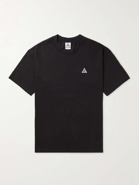 Nike Embroidered Cotton-Jersey T-Shirt