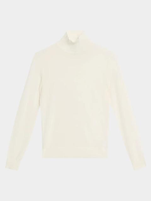 Theory Mockneck Merino Wool Sweater