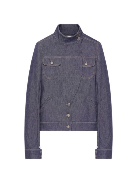 courrèges Motorcycle denim jacket