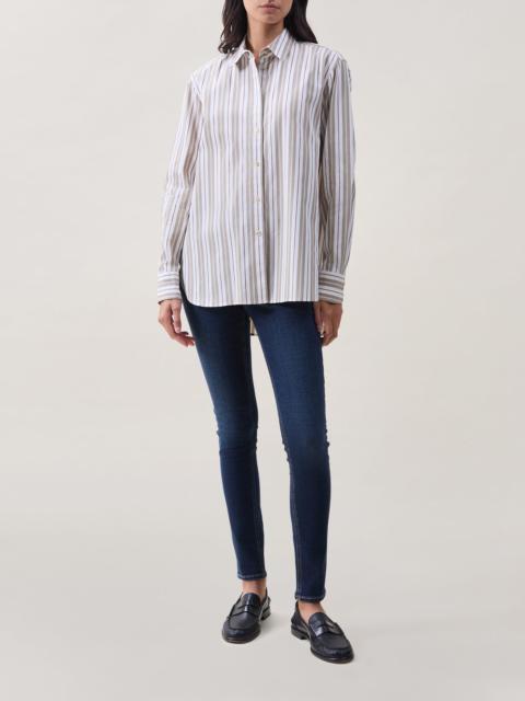 rag & bone Monty Striped Poplin Shirt
