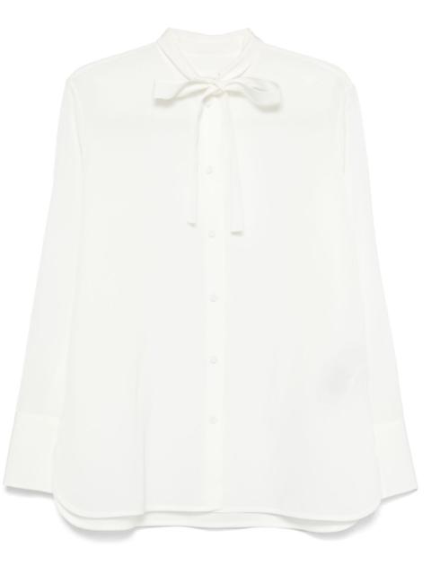 Jil Sander pussy-bow shirt