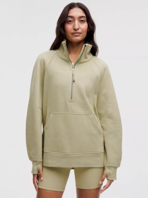 Scuba Oversized Funnel-Neck Half Zip *Long