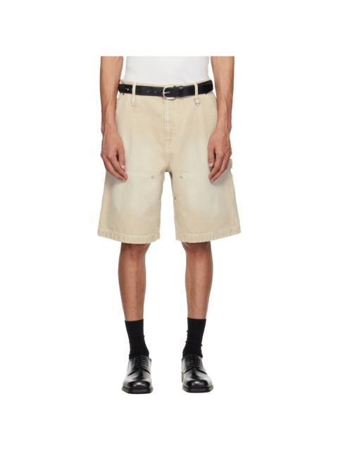Wooyoungmi Beige Cotton Shorts