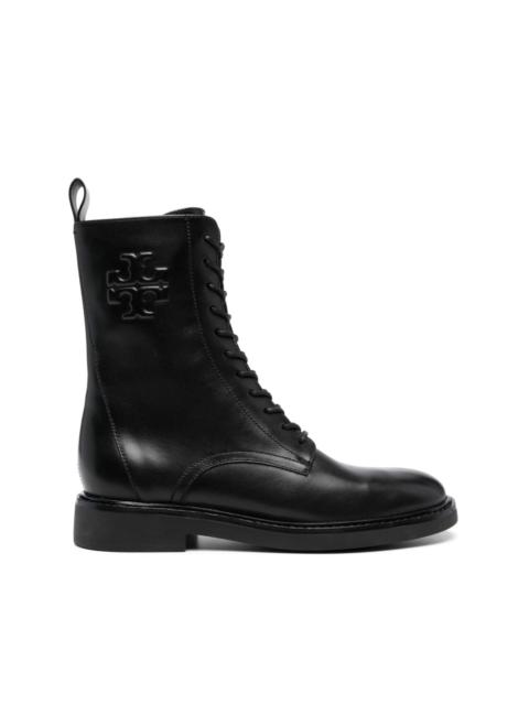 TORY BURCH Double T combat boots