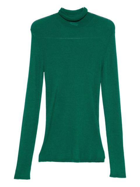 Lanvin roll-neck ribbed sweater