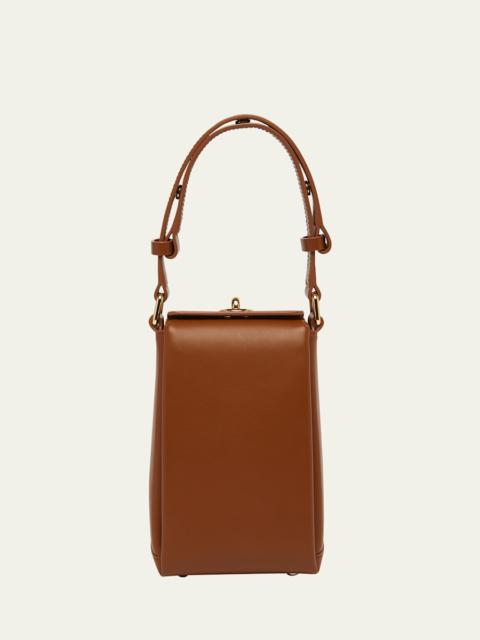 Plan C Leather Top-Handle Bag